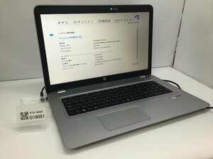 HP ProBook 470 G4 Intel Core i5-7200U メモリ4.1GB HDD500.1GB OS無し　ACアダプター欠品【G18051】