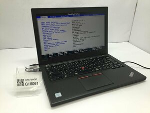 LENOVO 20F5A06SJP ThinkPad X260 Intel Core i5-6300U メモリ4.1GB SSD128.03GB OS無し【G18061】