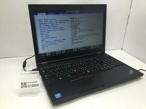 LENOVO 20J9S0RL00 ThinkPad L570 Intel Celeron 3965U メモリ4.1GB HDD500.1GB OS無し【G18058】