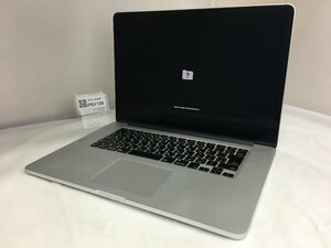 △1円スタート/Apple MacBook Pro Retina 15-inch Mid 2014 A1398 EMC2881/Core i7 2.5GHz/16GB/15.4インチ/AC欠品