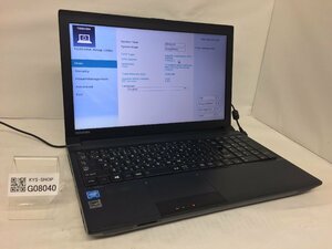 R ジャンク/ TOSHIBA dynabook Satellite B453/M PB453MNBP27AA71 Intel Celeron 1005M メモリ2.05GB HDD320.07GB 【G08040】