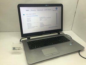 HP ProBook 470 G3 Intel Core i3-6100U メモリ8.19GB HDD500.1GB OS無し ACアダプター欠品【G18014】