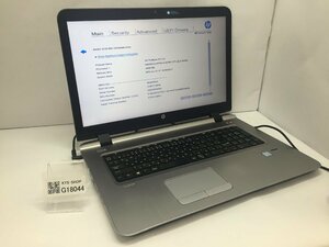 HP ProBook 470 G3 Intel Core i5-6200U メモリ4.1GB HDD500.1GB OS無し【G18044】