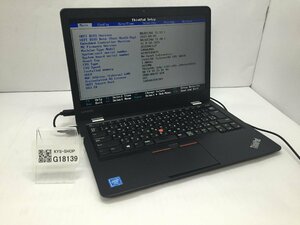 LENOVO 20J2A0C1JP ThinkPad 13 2nd Gen Intel Celeron 3865U メモリ8.19GB SSD128.03GB OS無し ACアダプター【G18139】