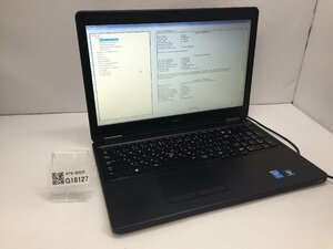 Dell Latitude E5550 Intel Core i5-5200U メモリ4.1GB ストレージ無し OS無し ACアダプター【G18127】