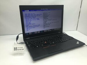 LENOVO 20JRS02A00 ThinkPad L570 W10DG Intel Core i5-6200U メモリ8.19GB SSD256.06GB OS無し ACアダプター欠品【G18154】