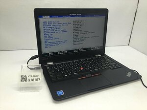 LENOVO 20J2A0C1JP ThinkPad 13 2nd Gen Intel Celeron 3865U メモリ8.19GB SSD128.03GB OS無し ACアダプター【G18157】