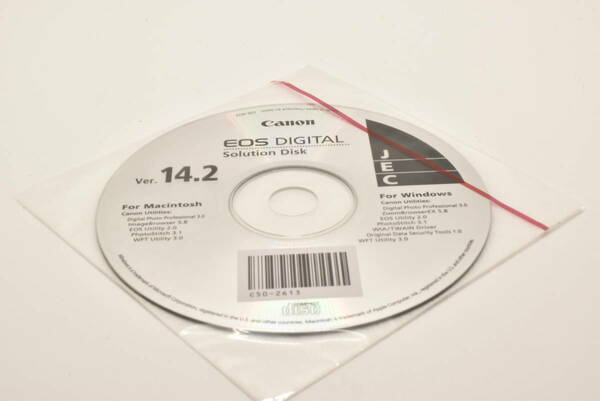 Canon EOS DIGITAL Solution Disk Ver.14.2 送料無料 EF-TN-YO1038