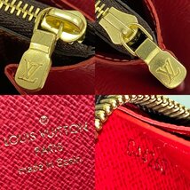 美品◆ルイ ヴィトン LOUIS VUITTON◆ダミエ ポルトフォイユ クレマンス 長財布 N60534 茶色 スリーズ ウォレット 保存袋/箱/紙袋付_画像7