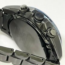 ◆セイコー SEIKO◆ブライツ BRIGHTZ 8B82-0AJ0 クロノグラフ ソーラー電波 腕時計 メンズ ウォッチ ブラック文字盤 チタン 箱/ケース付_画像4