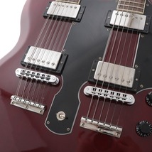 ■ Gibson ギブソン ダブルネックギター EDS-1275 90年製 レッド系 ハードケース付き 音出し確認済み_画像6