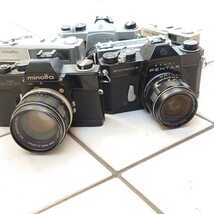 １円スタート　ジャンク機械カメラまとめ売り　金属カメラ OLYMPUS PENTAX MINOLTA　SPOT MATIC SRT101 TRIP コンパクトカメラ 一眼レフ　_画像9