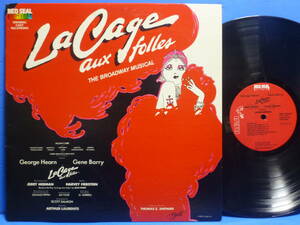 [LP]la* car ju*o* four ruLA CAGE AUX FOLLES musical rice record EX+ / NM- film music 