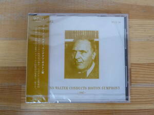 T99▽CD 未開封 WING/ブルーノ・ワルター/WCD58/BRUNO WALTER/1947/コンダクツ・ボストン交響楽団/ドキュメント /中継放送 231226