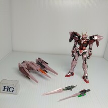 oka-90g 12/27　 HG 00ガンダム オーライザー トランザム 同梱可 　 ガンプラ ジャンク_画像1