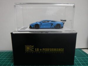 LB PERFORMANCE 1/64 LIBERTY WALK LB-WORKS ランボルギーニ アヴェンタドール LP700 ブルー