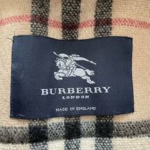 【BURBERRY LONDON/バーバリーロンドン】希少◎英国製 ノバチェック『speciality duffel coating』ダッフルコート(L-XL相当)レディース_画像8