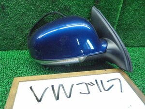 2EX4030 LD5)) Volkswagen Golf DBA-1KCAV 2010 year original winker attaching automatic side door mirror right 