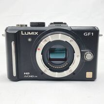 シャッターOK Panasonic パナソニック LUMIX GF1 ミラーレス一眼レフカメラ デジカメ 黒 付属品多数有り R阿1124☆_画像3