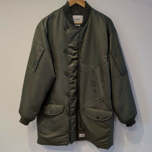 WTAPS JACKET NYLON TWILL ミリタリー MA 黒 フライトジャケット