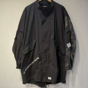 WTAPS JACKET COTTON コート モッズコート 黒