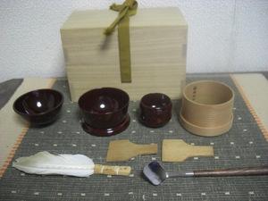 ◆茶道具・水屋道具◆茶掃箱セット◆
