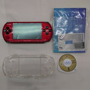 1円スタート PSP-3000 ケース/ソフト付き 動作未確認