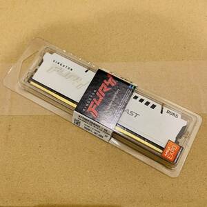 【１円～】未開封[Kingston] 16GB (1x16GB) DDR5 5600MT/s CL36 FURY Beast White EXPO KF556C36BWE-16