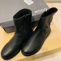 【１円～】ほぼ未使用[ecco(エコー)] スニーカーブーツ ヌーベル レディース Black 23.5cm_画像1