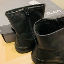 【１円～】ほぼ未使用[ecco(エコー)] スニーカーブーツ ヌーベル レディース Black 23.5cm_画像4