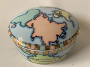 ティファニー 【 ボンボ二エール 】 小物入れ - ワールドマップ - 世界地図
