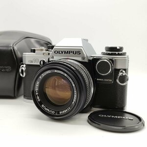 カメラ Olympus OM10 / OM-SYSTEM F.Zuiko Auto-S 50mm f1.8 一眼レフ セット品 ジャンク品 [6437KC]