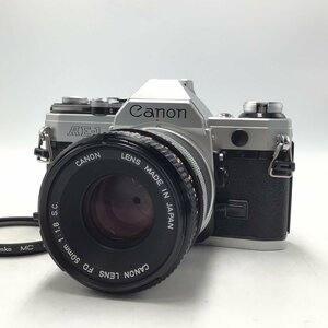 カメラ Canon AE-1 / FD 50mm f1.8 S.C. / TELEMORE95 Ⅱ 7 KMC 一眼レフ セット品 ジャンク品 [6461KC]