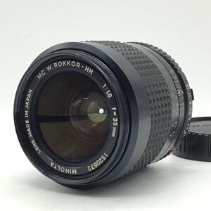 カメラ Minolta MC W.ROKKOR-HH 35mm f1.8 一眼レフ レンズ 現状品 [6512KC]