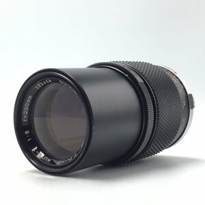 カメラ Olympus OM-SYSTEM F.Zuiko AUTO-T 200mm f5 一眼レフ レンズ 現状品 [6488KC]