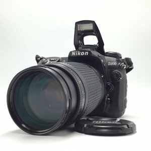 カメラ Nikon D200 / AF-S DX NIKKOR 35mm F1.8 G デジタル一眼レフ セット品 現状品 [1208HJ]