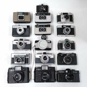 Lomo CMEHA , Holga , Kodak Instamatic レトロ トイカメラ 他 コンパクトフィルム 16点セット まとめ ●ジャンク品 [7946TMC]