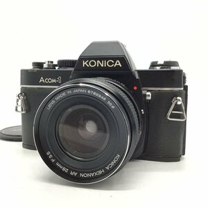 カメラ Konica Acom-1 HEXANON AR 28mm f3.5 一眼レフ セット品 現状品 [6609KC]