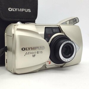 カメラ Olympus μ mju Ⅱ 115 VF 38-115mm ミュー コンパクト 本体 現状品 [2197JC]