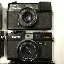 Canon A35 Datelux , Fuji TW-300Ⅱ , Ricoh FF-300D 他 コンパクトフィルム 11点セット まとめ ●ジャンク品 [8130TMC]_画像6