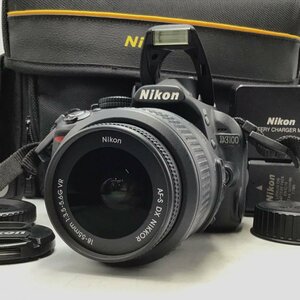 カメラ Nikon D3100 / AF-S DX NIKKOR 18-55mm f3.5-5.6G VR 付属品品あり デジタル一眼レフ セット品 現状品 [1417HJ]