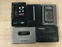 SONY SANYO WM-172 CP-J7 RXSA250 Panasonic MR-02他 Jump ソニー walkman カセットプレーヤー ウォークマン 5点セット◆ジャンク品[2085W]_画像1