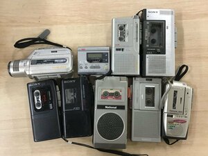 SONY M-100MC M-950 M-640 M-1000 他 ソニー ICレコーダー ボイスレコーダー マイクロカセットレコーダー 9点セット ◆ジャンク品 [2094W]