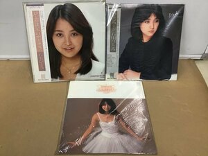 LP 石川ひとみ アイドル レコード まとめ 帯付含 ひとりぼっちのサーカス ひとみ・・・ など 3点セット [3648SH]