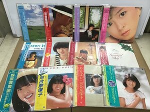 LP 河合奈保子 アイドル レコード まとめ 帯付含 スターダストガーデン プリズム など 12点セット [3641SH]