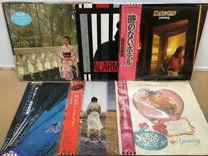 LP 松任谷由実 荒井由実 邦楽 和モノ シティポップ ロック 他 レコード まとめ 帯付含 6点セット [3552SH]