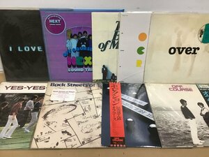 LP オフコース 邦楽 和モノ シティポップ ロック 他 レコード まとめ 帯付含 小田和正 9点セット [3546SH]