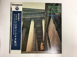 LP / MEIKO MIYAZAWA / HAYDN'S PIANO SONATAS VOL.3 / 帯付 [8886RQ]