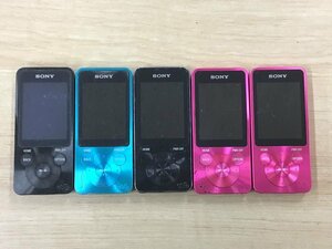 SONY NW-S13 ソニー walkman ポータブルオーディオプレーヤー MP3プレーヤー 5点セット◆ジャンク品 [2356W]