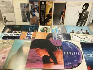 LP 邦楽 和モノ シティポップ ロック 他 レコード まとめ 帯付含 中島みゆき 原田真二 20点セット [3684SH]